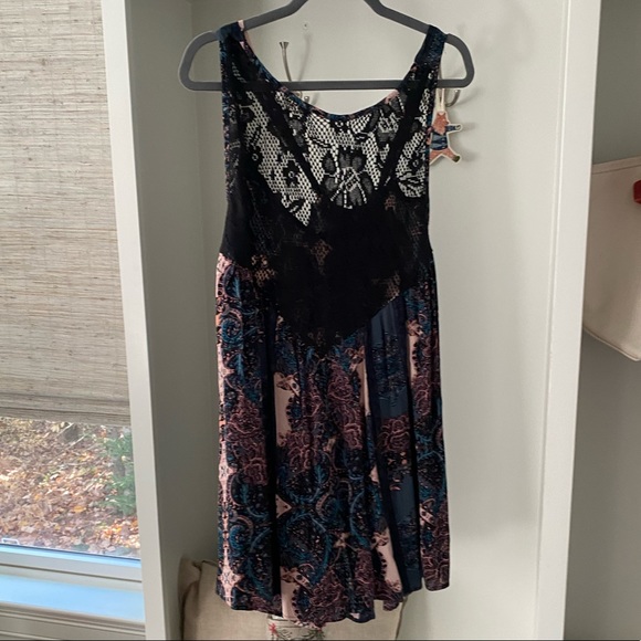 Free People Count Me In Trapeze Mini Dress - Picture 2 of 6